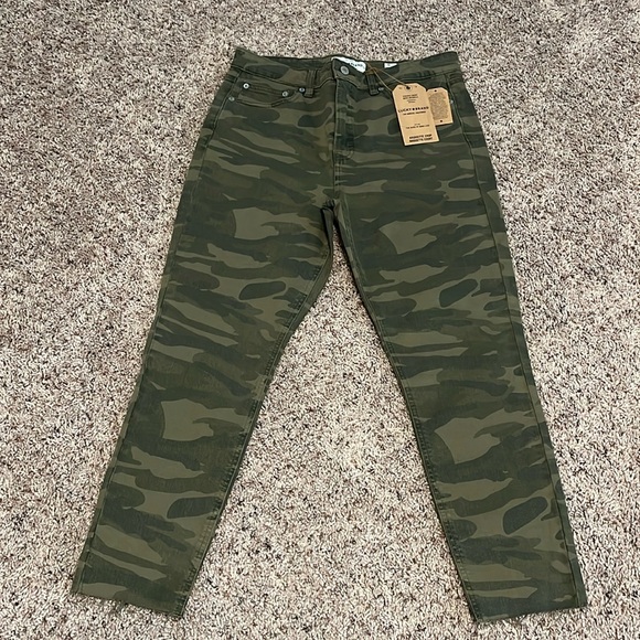 Lucky Brand Bridgette Crop 10/30 Camouflage Jeans - Picture 1 of 7